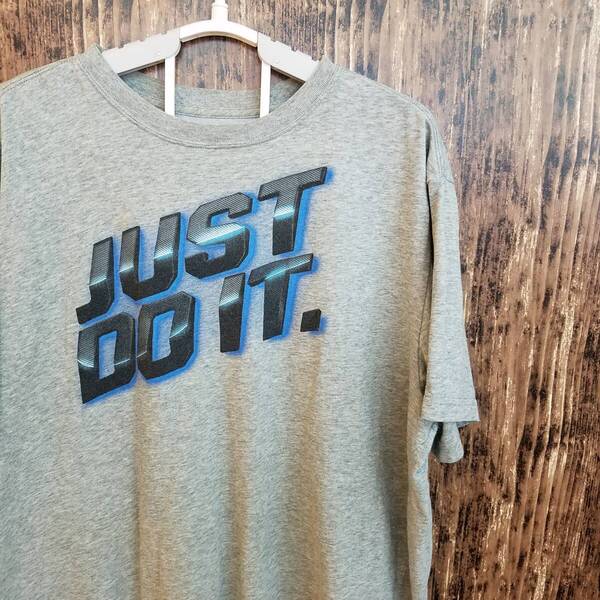 中古 アメリカ古着 NIKE ナイキ Tシャツ メンズ Mサイズ相当 灰色 グレー ビンテージ カジュアルブランド品 送料無料
