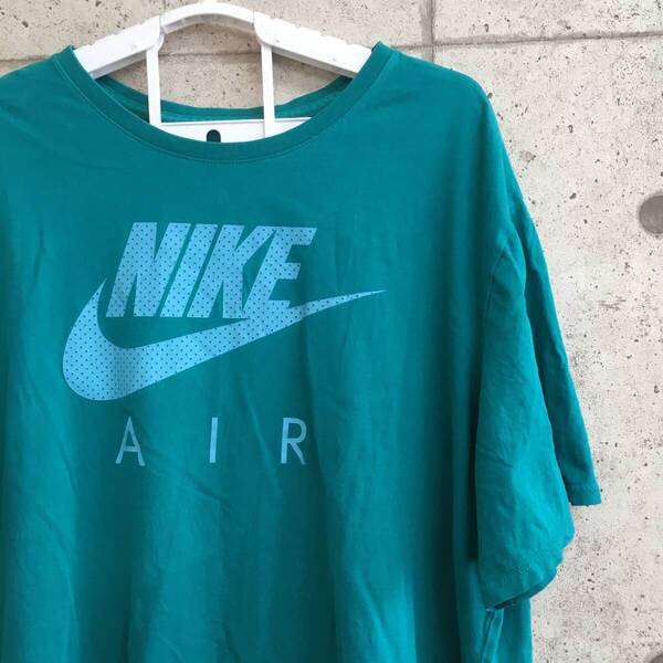 中古 アメリカ古着 THE NIKE TEE ナイキ Tシャツ メンズ 2XL 3L XXL 緑 グリーン ビンテージ カジュアルブランド品 送料無料