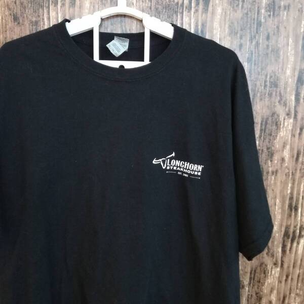 中古 アメリカ古着 GILDAN ギルダン Tシャツ メンズ XLサイズ2L LL 黒 ブラック ビンテージ カジュアルブランド品 送料無料