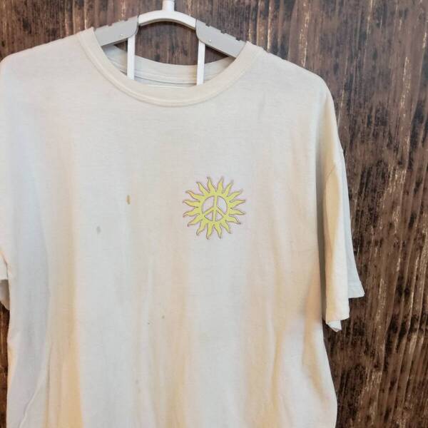 中古 アメリカ古着 CALL YOUR MOTHER コールユアマザー Tシャツ メンズ Lサイズ 白 ホワイト ビンテージ カジュアルブランド品 送料無料