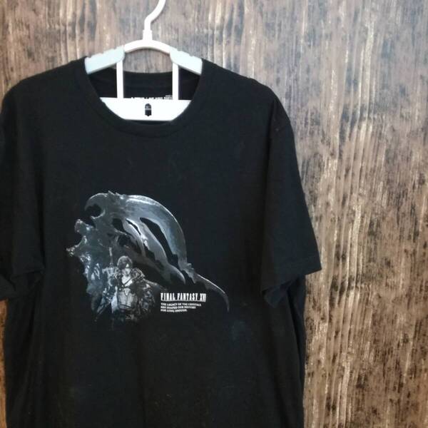 中古 アメリカ古着 UNIQLO ユニクロ Tシャツ メンズ XLサイズ 2L LL 黒 ブラック ビンテージ カジュアルブランド品 送料無料