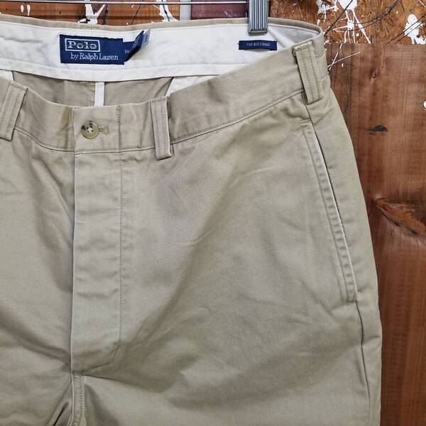 新品 アウトレット Polo Ralph Lauren ポロ ラルフローレン メンズ チノパン 34/32 コットン ズボン アイボリー 訳あり 送料無料 P3