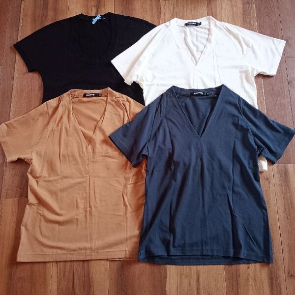 まとめ売り DKNY ダナキャランニューヨーク 4枚セット ストレッチカットソー Tシャツ 半袖
