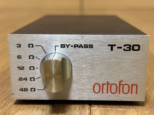 即決/送無 Ortofon オルトフォン T-30 故郷=デンマーク製 Ortofon純正認定=Jorgrn Schou JS/Type MX/NO,14.835 負荷インピーダンス=5段切替