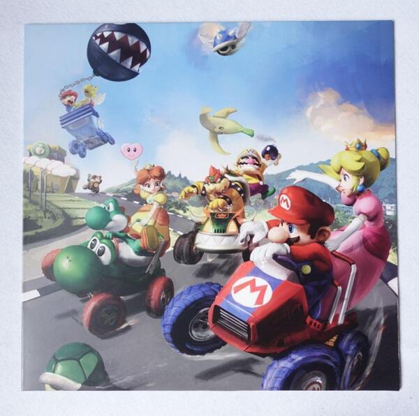 【未再生品】マリオカート ダブルダッシュ ゲームキューブ サウンドトラック レコード LP スーパーマリオ