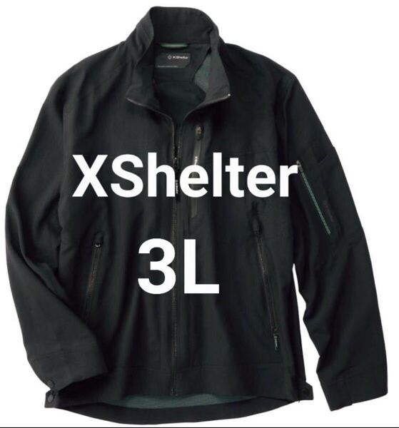 XShelter エックスシェルター暑熱ジャケット ブラック 3L ワークマン