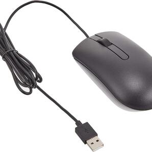 未使用品●デル DELL 純正品 有線マウス USB光学式マウス ブラック■デル オプティカル・マウス スクロールホイール 黒★e