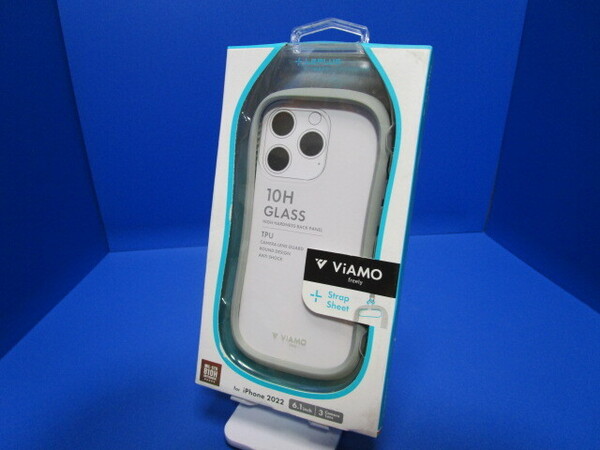 LEPLUS NEXT iPhone 14 Pro 耐傷・耐衝撃ハイブリッドケース ViAMO freely ライトグレー LN-IP22VMFLGY 「挟み込みシート」付属 @