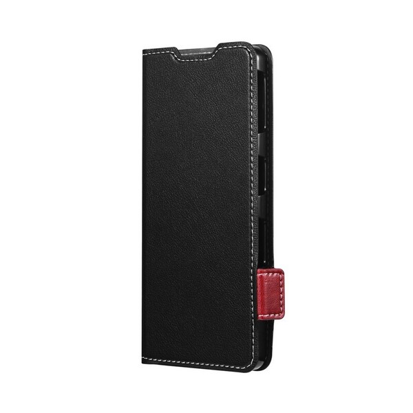 MSソリューションズ AQUOS sense7 SH-53C SHG10 手帳型ケース カバー 軽量PUレザーフラップケース Twoal ブラック ★a