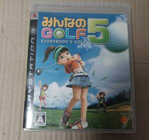 SONY PS3 みんなのGOLF5 付属品完備 プレイステーション3用
