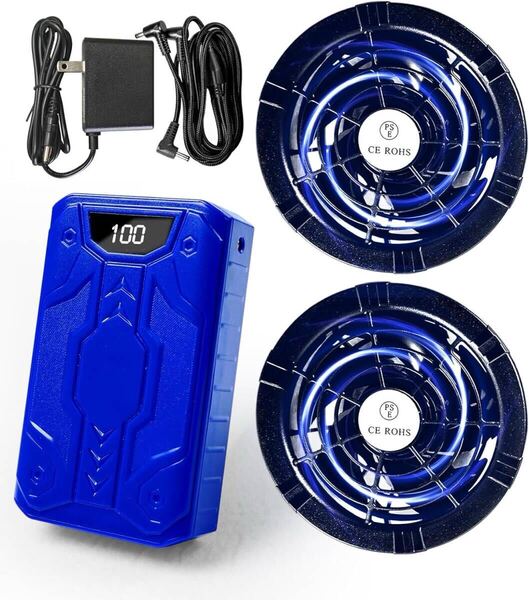 【2025暴風新登場 40V/30000mAh】ファン バッテリー セット空調作 ファンバッテリーセット ファン 空調服 空調服用 バッテリー