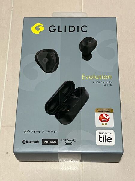 ■新品■送料込み■グライディック GLIDiC 完全ワイヤレスイヤホン Sound Air TW-7100 Bluetooth対応 ブラック SB-WS74-MRTW/BK