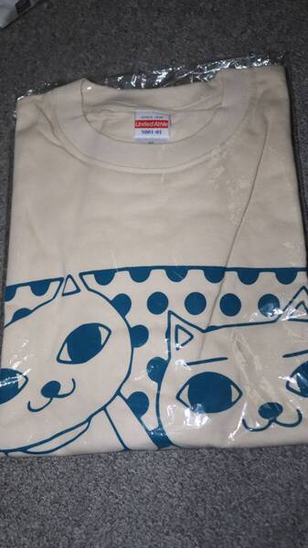 ねこぢる Tシャツ XLサイズ 「ねこぢる生誕50周年記念」展 限定発売品
