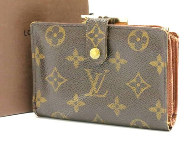 ルイヴィトン モノグラム ポルトモネ・ヴィエノア がま口二つ折り財布 M61674 LOUIS VUITTON 18701158