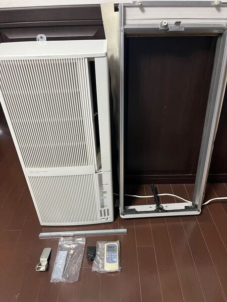 X送料込み!コロナ 窓用エアコン1.8kw冷暖房タイプ CWH-A1816☆