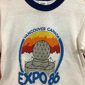 【デッドストック】1986’CANADA EXPO ヴィンテージリンガーTシャツ