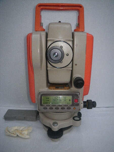 PENTAX ペンタックス トータルステーション RS-20C 整準後測角(水平.垂直)測距(水平.斜.垂直)確認 多少スレ.傷等有る普通中古品 未校正品