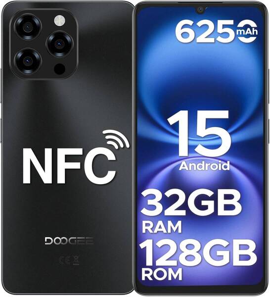 【Android 15 SIMフリー スマホ 初登場】DOOGEE N58 Android 15 スマホ 32GB+128GB 2TB拡張 90Hz 6.7 インチ simフリー スマホ 本体