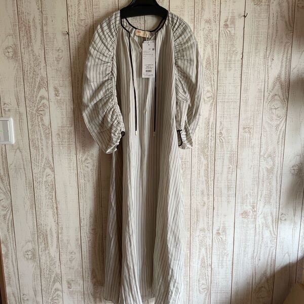新品 ナノユニバース 定価¥2万5300円 ロングワンピース