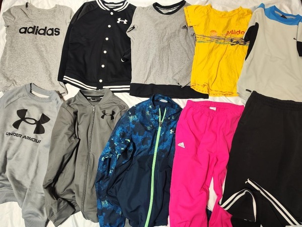 177キッズ 160 子供服 まとめ売り10枚セット NIKE アディダス 等