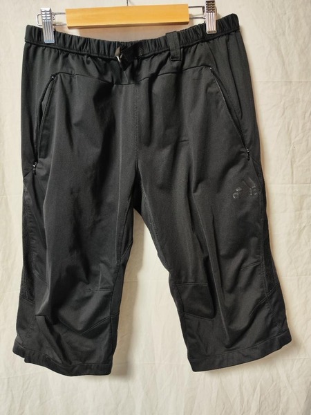 adidas スウェットパンツ ハーフパンツ ドライ 短パン 黒 レディース M