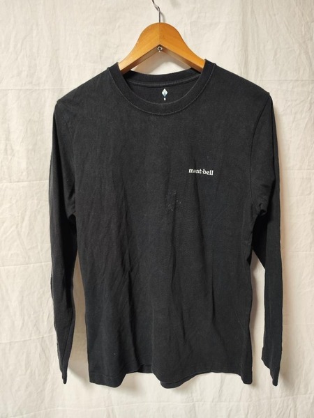 mont-bell 長袖 Tシャツ 黒 トップス メンズ S