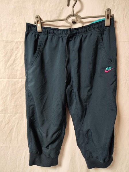 NIKE DRI-FIT 七分丈 短パン ハーフパンツ ネイビー レディース L
