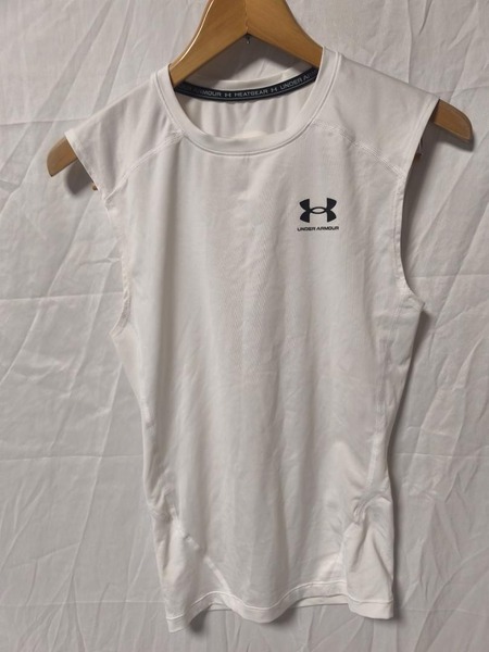 アンダーアーマー ノースリーブ Tシャツ トップス コンプレッション メンズ S