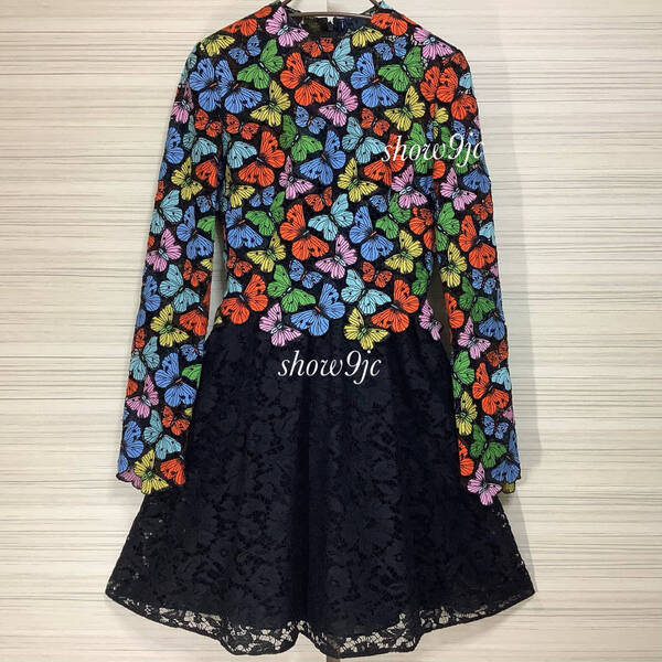 【 VALENTINO 】ヴァレンティノ★ 蝶・レース・装飾ワンピース ★1回着用 ★
