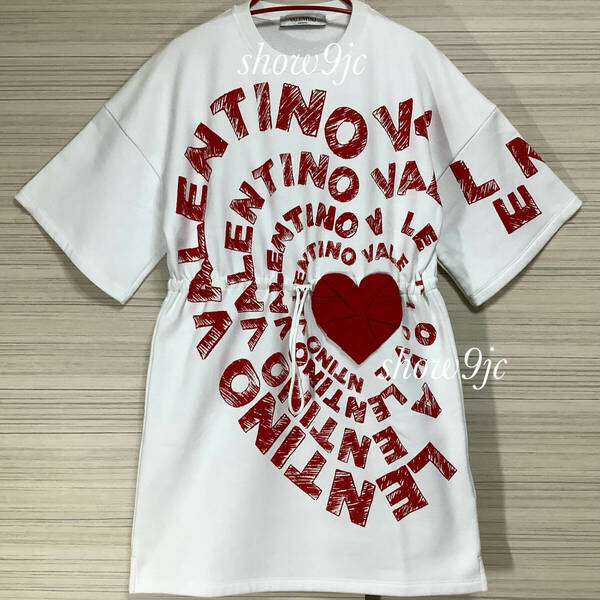最終【 VALENTINO 】ヴァレンティノ★ ロゴ・装飾・ミニワンピース ★1回着用