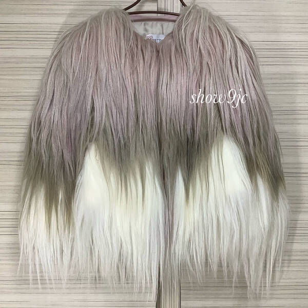 最終【 RED VALENTINO 】レッドヴァレンティノ ★ ヤギ毛皮100%・コート
