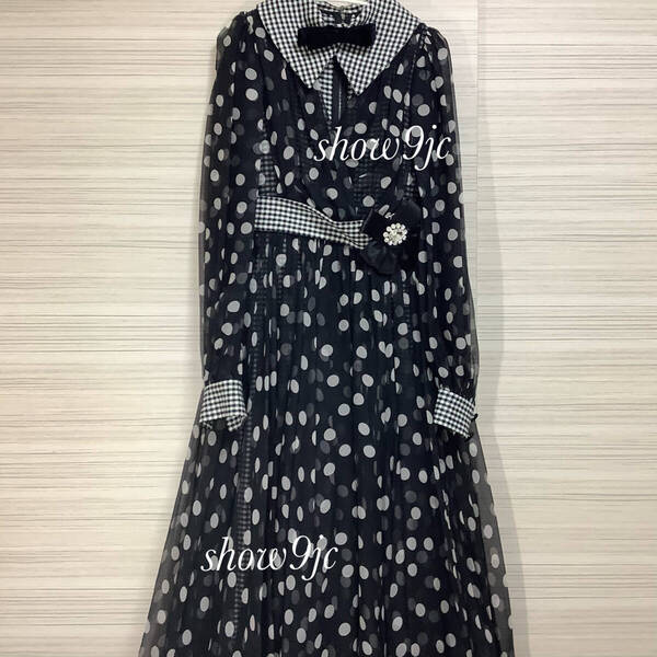 【 新品 】DOLCE&GABBANA ドルチェ&ガッバーナ ★ タグ付き・装飾・シルクドレス ★
