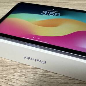 【送料無料】Apple iPad mini 第6世代 NK7R3J/A 64GB Wi-Fi パープル【中古・美品・バッテリー良】