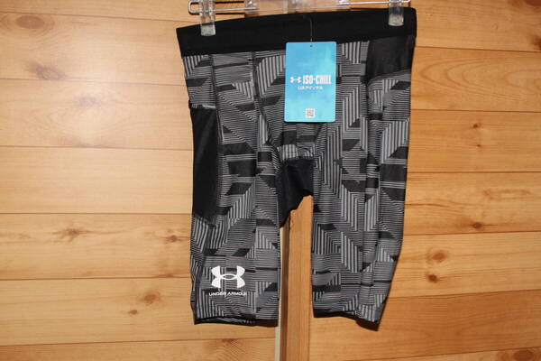 未使用 XL アンダーアーマー UNDERARMOUR アイソチル コンプレッション ロングショーツ ハーフタイツ1378347 送料無料即決