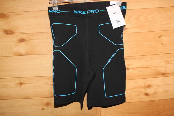 未使用ナイキNIKEPRO レディースL 黒青 コンプレッションショーツ タイツ 送料無料即決