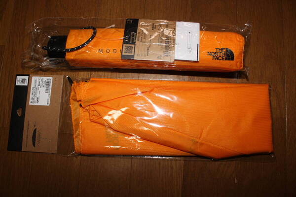 未使用 色SF ノースフェイス 折りたたみ傘 &交換用スペアシートセット 晴雨兼用 モジュールアンブレラ 60cm 手開き式 NN32438
