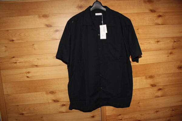 未使用 XL 紺 ナナミカ Nanamica Short Sleeve Open Collar Panama 半袖シャツ パナマシャツ 送料無料即決