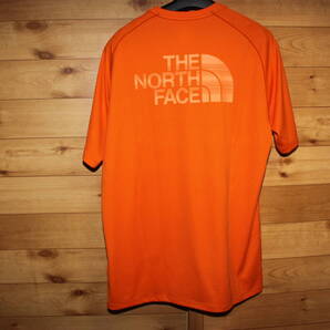 未使用 L オレンジ ノースフェイス THE NORTE FACE Tシャツ ショートスリーブ ES アンペアクルー 半袖Tシャツ NT12382 送料無料即決