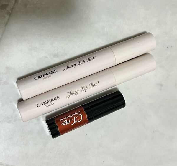 キャンメイク ジューシーリップティント (02 )(06)テラコッタオレンジ 3本セット