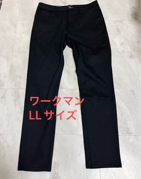 一度着用 ワークマン レディースウィモーション360ストレッチパンツ LLサイズ 黒 ブラック