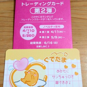 サンリオキャラクター大賞2024 トレーディングカード第2弾 ぐでたま 送料無料