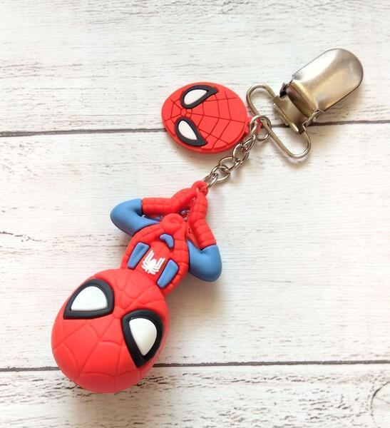 ゴルフ アクセサリー パターカバーキャッチャー キーホルダー SpiderMan