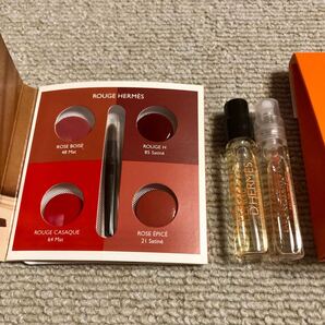 《送料無料》エルメス 香水 2ml×2個、ルージュ エルメス サンプル 未使用 パフューム