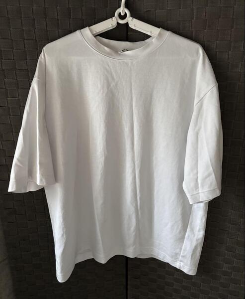 UNIQLO エアリズムコットンオーバーサイズTシャツ XLサイズ 白