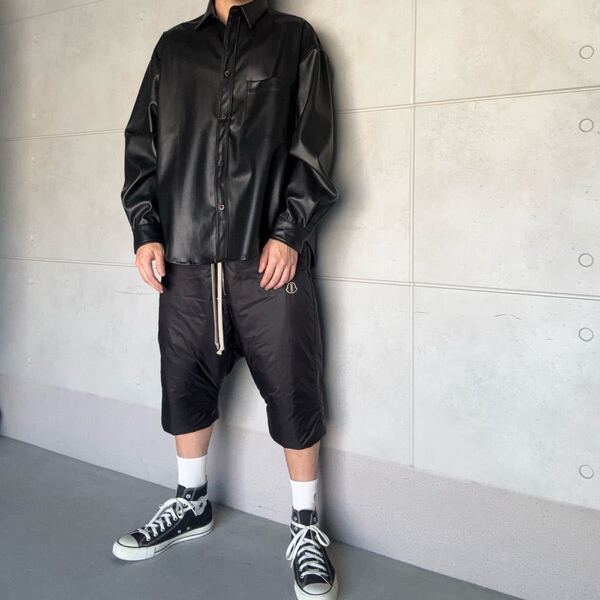 【美品】MONCLER×Rick Owens バミューダ パテッドパンツ