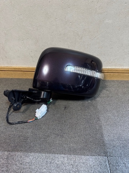 MH22S ワゴンR RR 純正 電動格納式 LED ウインカー付 ドアミラー 左 助手席側 7ピン カラーZED ☆全国送料無料☆即決☆