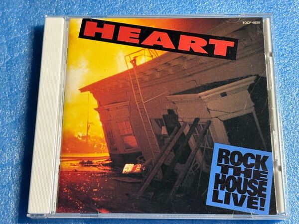 ロック・ザ・ハウス・ライヴ!!ハートROCK THE HOUSE LIVE!HEARTTOCP-6830 中古CD
