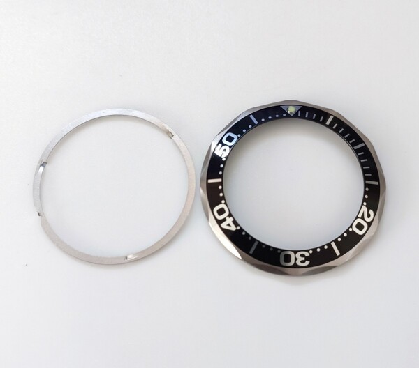 腕時計 修理交換用 社外部品 ベゼル スプリング ブラック 黒 082SU1464 互換 【対応】オメガ シーマスター300 OMEGA