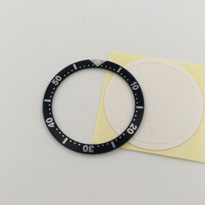 社外 ベゼルインサート ブラック 黒【対応】セイコー SEIKO SKX013 SKX015 4205-0150 4205-0152 7S26-0030 等