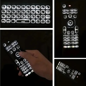 EVPAD / UBOX に最適 バックライト付きエアマウススマートリモコン 2.4GHzUSB仕様